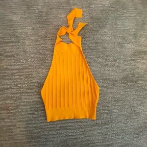 Meshki Halter Top, Open Back